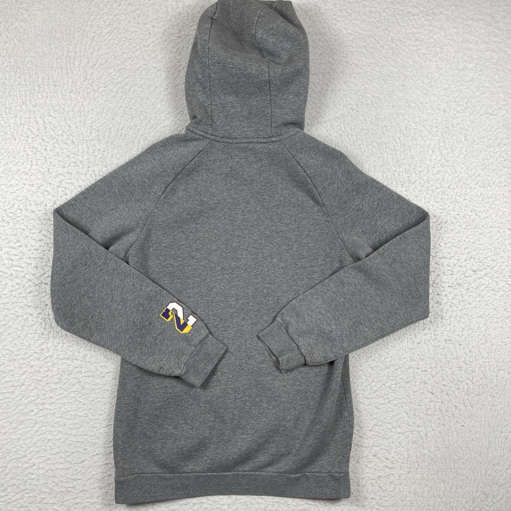 Jordan Pullover Hoodie Mens Small Gray‎ Multi-Color Graphic 23 Athletic Fleece - Picture 2 of 16